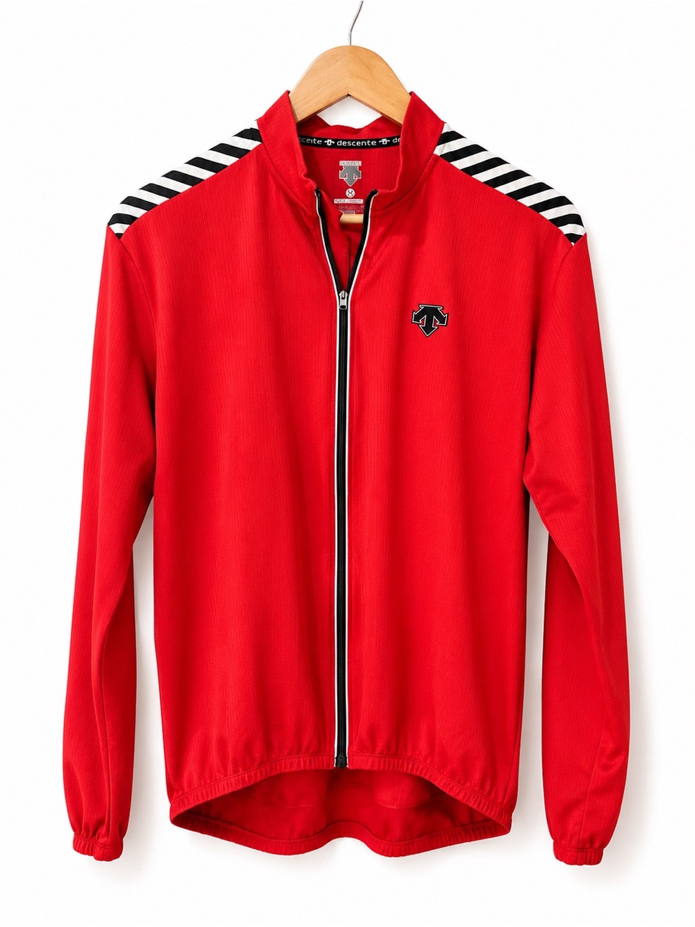 Descente Red Men’s Performance Zip Jacket